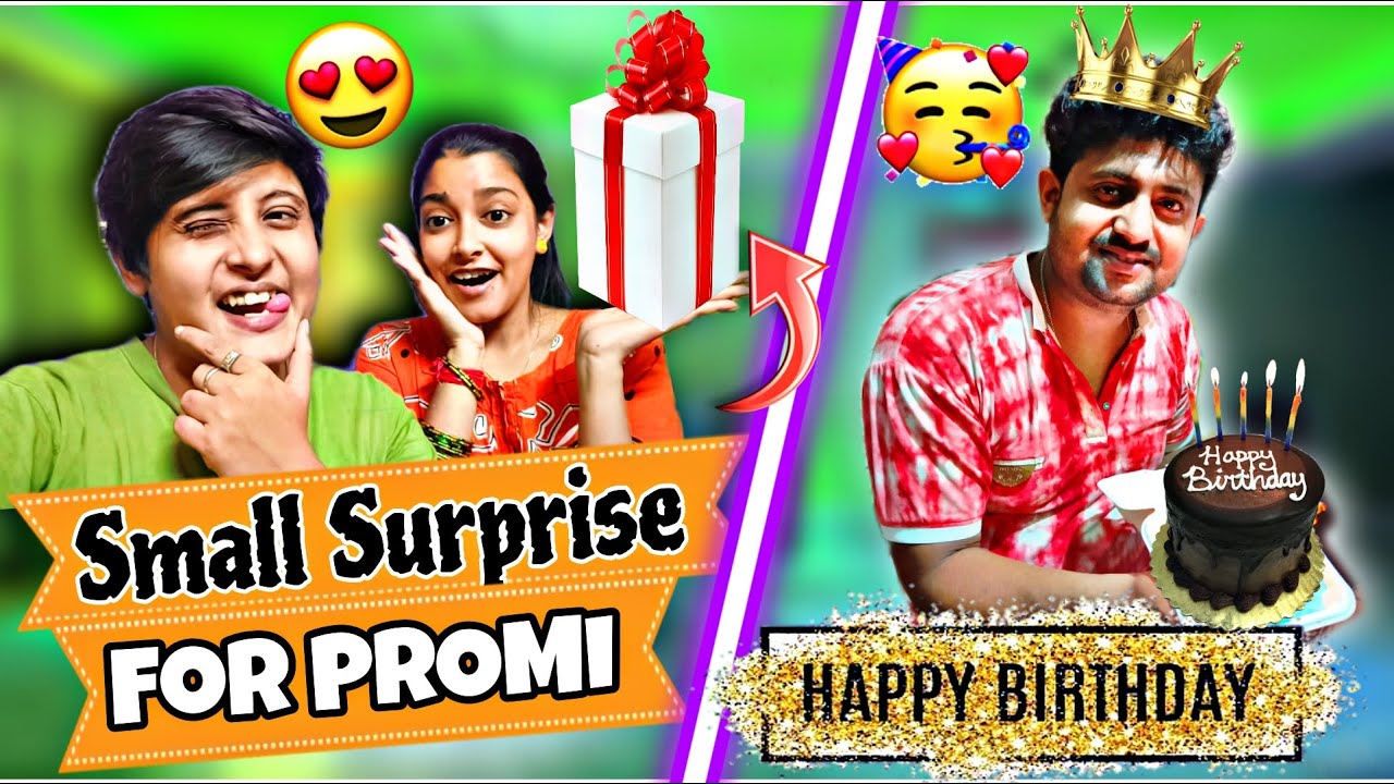 Small Surprise For PROMI 🥰♥️ Bhai Ka Birthday Celebration 🎉🎂💥 #lgbtqcouple #birthdaycelebration