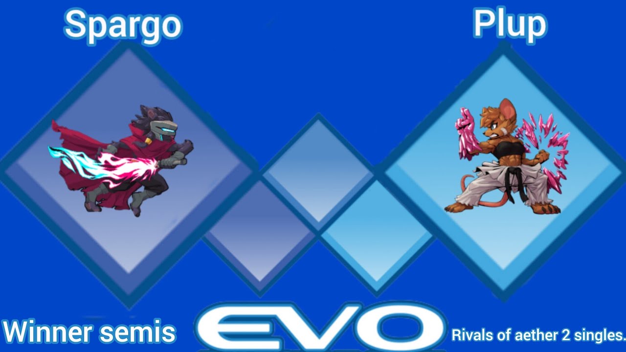 Rivals of Aether 2 Plup (Olympia) VS Spargo (Clairen)  winner Semi finals EVO.