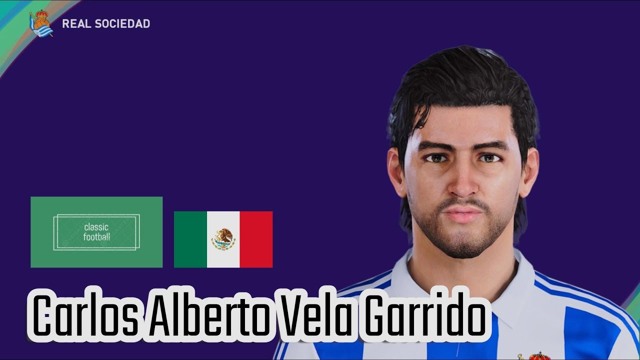 Carlos Alberto Vela Garrido - PES Clasico (Face, Body& Stats)