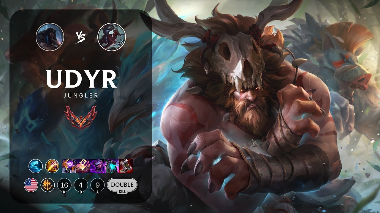 Udyr Jungle vs Kayn - NA Grandmaster Patch 14.1