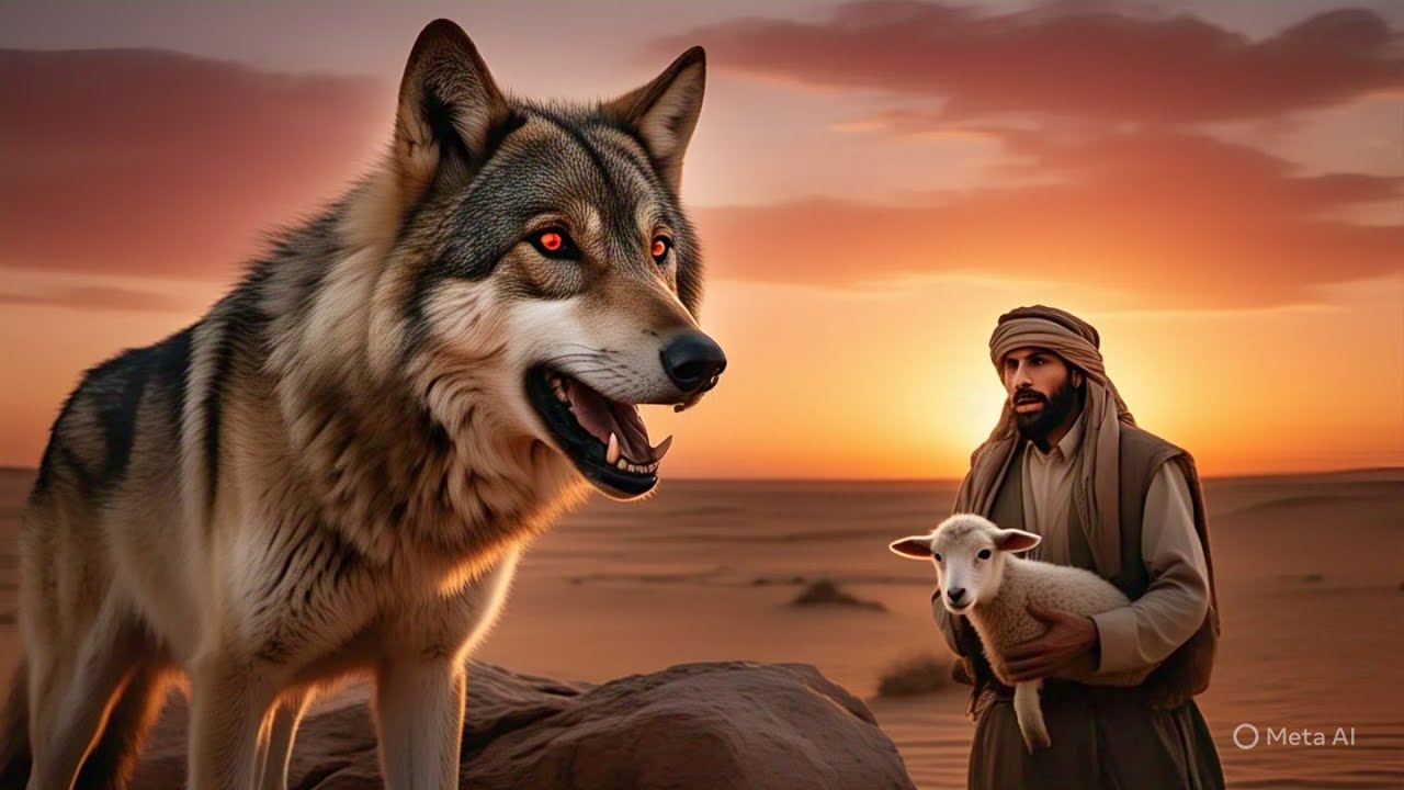 قصة الذئب الذي تحدث عن النبي محمد صلى الله عليه وسلم قصة فيها عبرة -#قصص_إسلامية  #قصص_الأنبياء