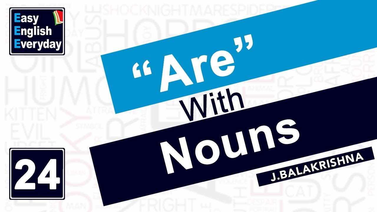 Spoken English Course for beginners |“are” with Nouns |Spoken English lessons for students | Grammar
