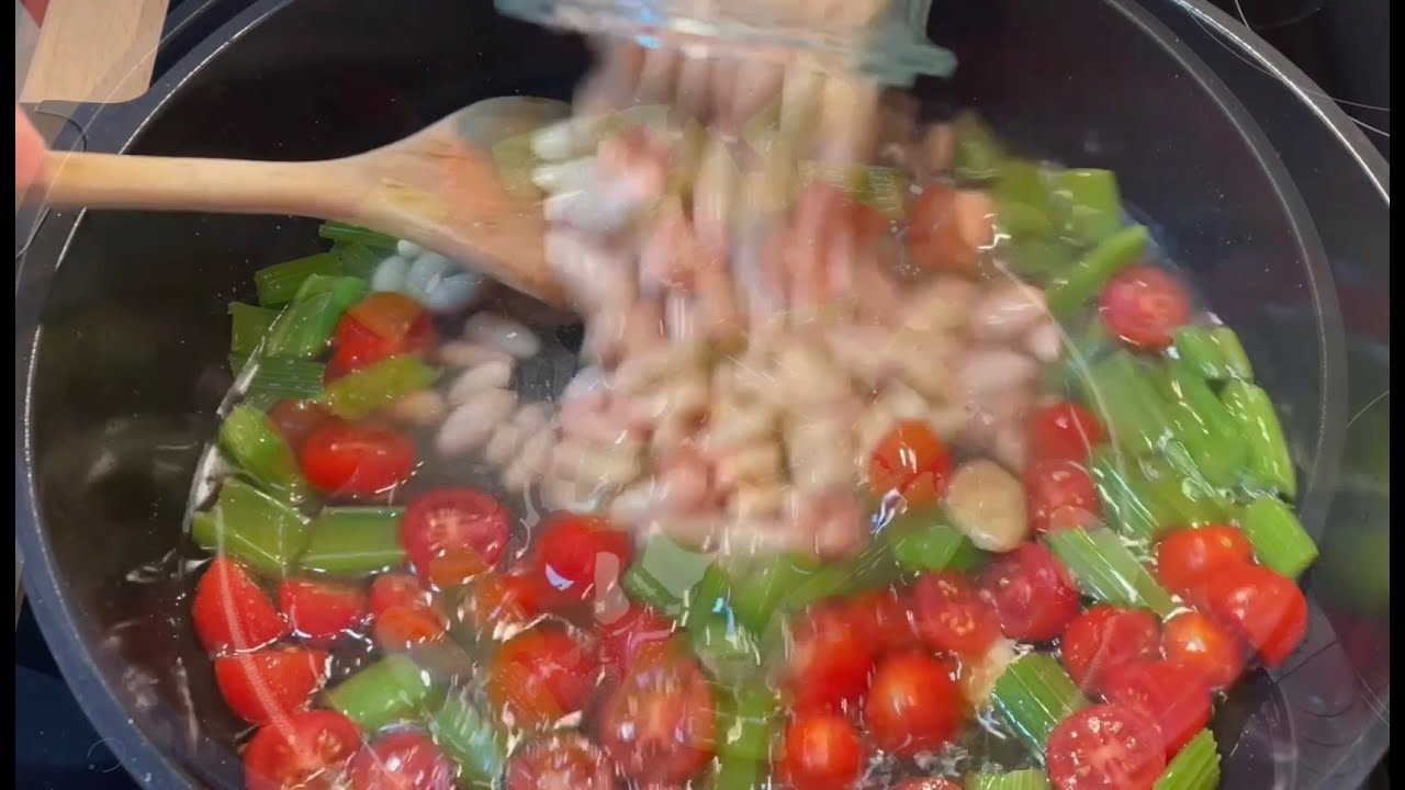 Spektakulär - Bohnen ohne Pistolen ,aber mit Pasta und Amore - pasta & beans - pasta e fagioli 