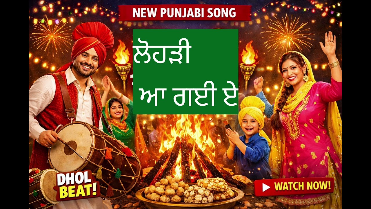1️⃣ ਲੋਹੜੀ ਆ ਗਈ ਏ 🔥 | New Punjabi Lohri Song 2026 | Dhol Beat | Punjabi Festival Song