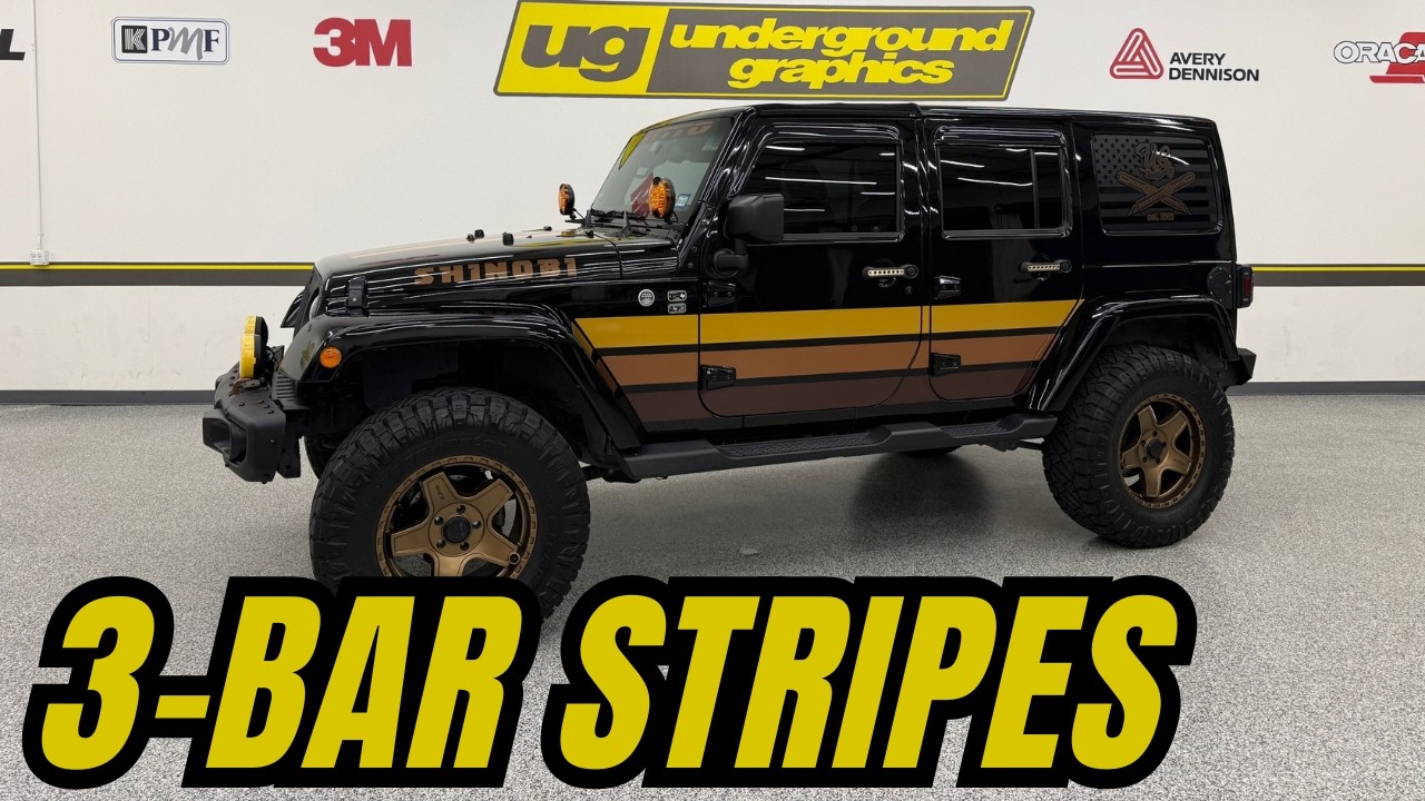 How To Install Your Jeep JK 3-Bar Kit | From Underground Graphics