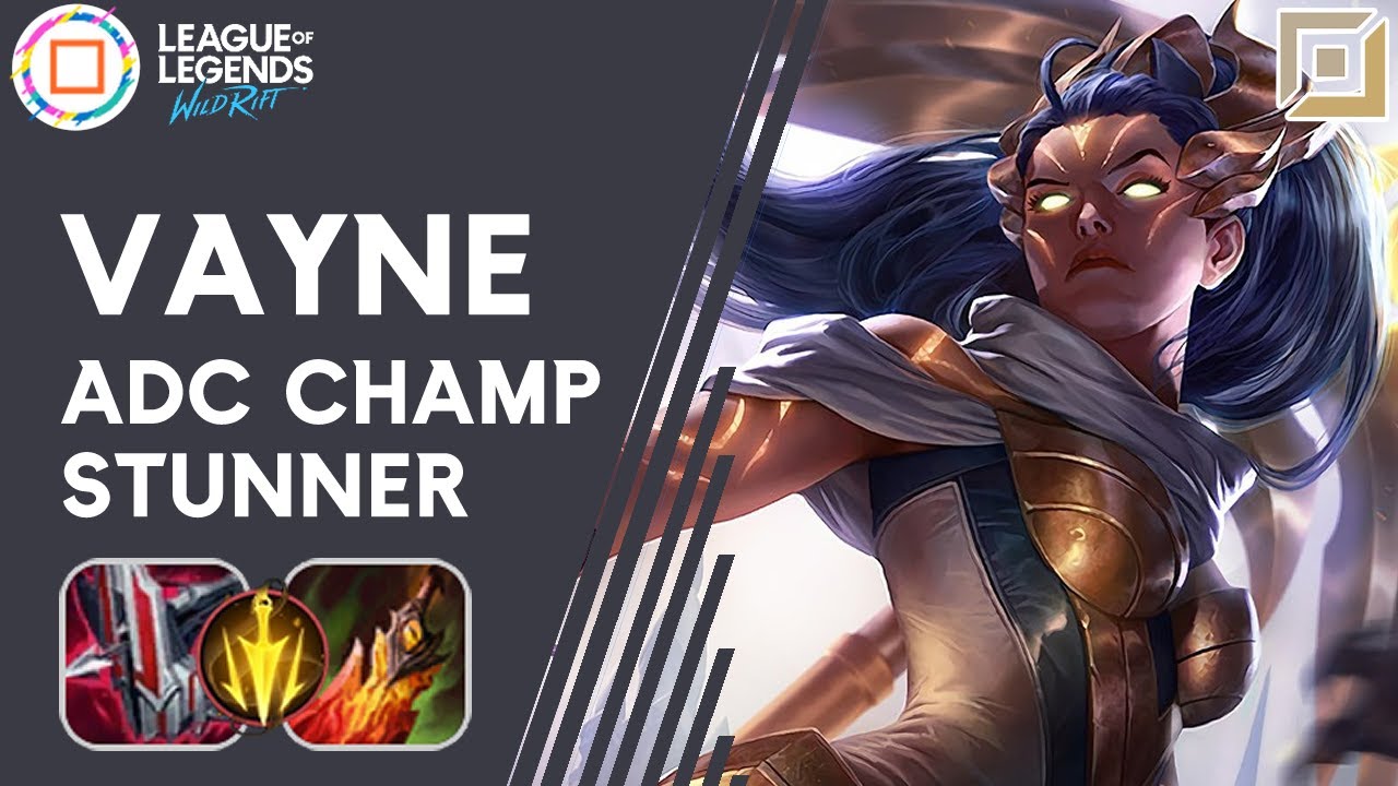 Vayne ADC Champ Stunner || Wild Rift Vayne Gameplay || Vayne Build and Runes || Platinum Rank