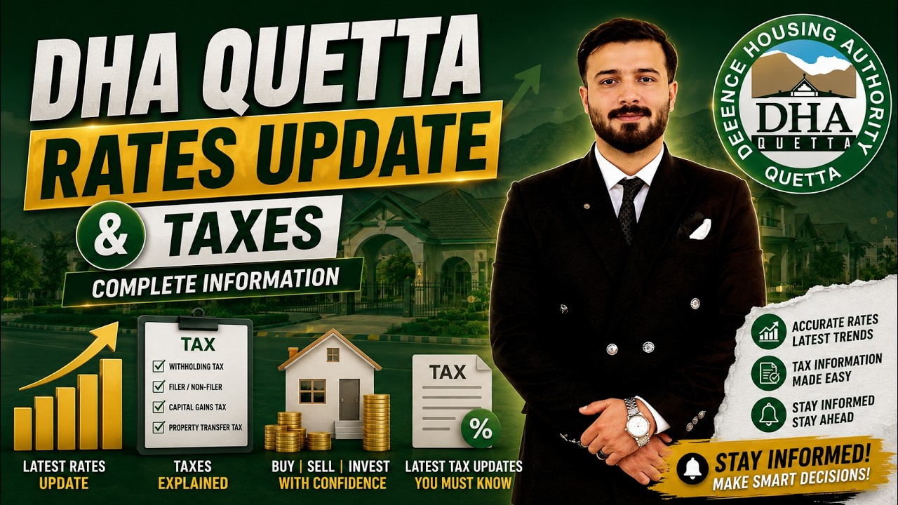🔥 DHA Quetta Latest Rates Update 2026 | New Property Prices & Taxes Explained | Investment Guide