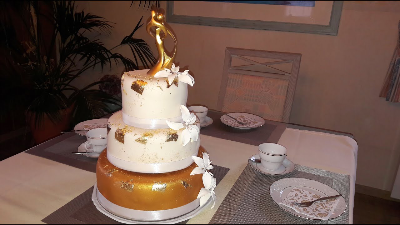 Hochzeitstorte zur goldenen Hochzeit