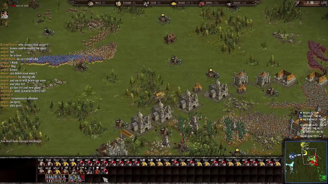 Cossacks 3 live Maresal Sergey Mohomax vs KYM Baybars Konos