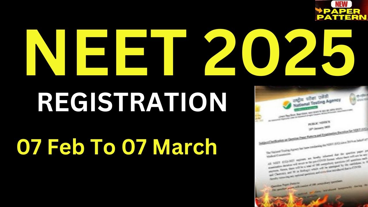 NEET 2025 Registration Started I NTA's Official Notice | NEETPORT