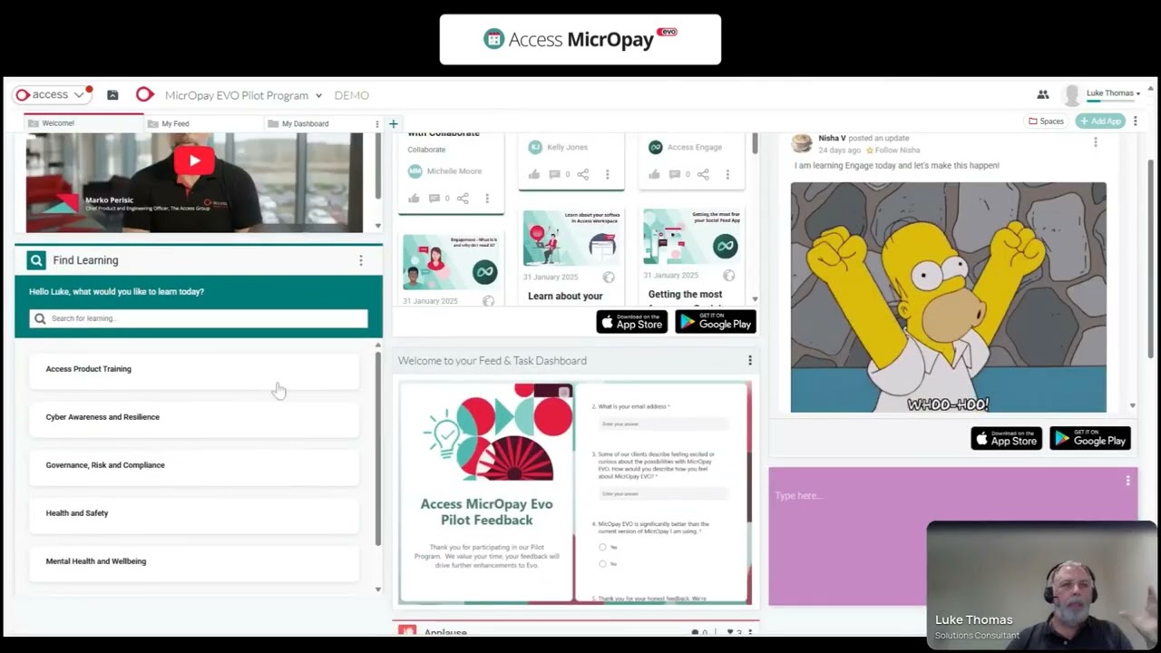 MicrOpay Evo - Employee Experience