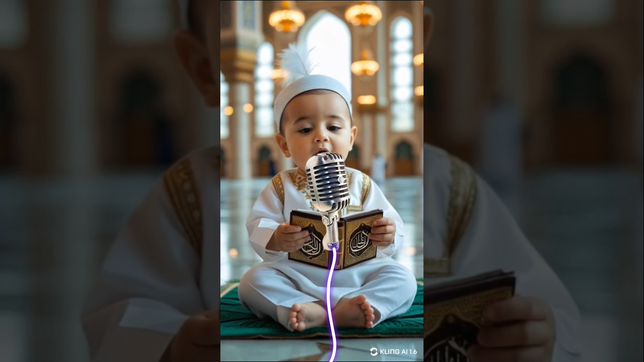 Cute baby reciting Quran | A.i Generated | #islamicstatus #ramadan #ytshorts  #shorts