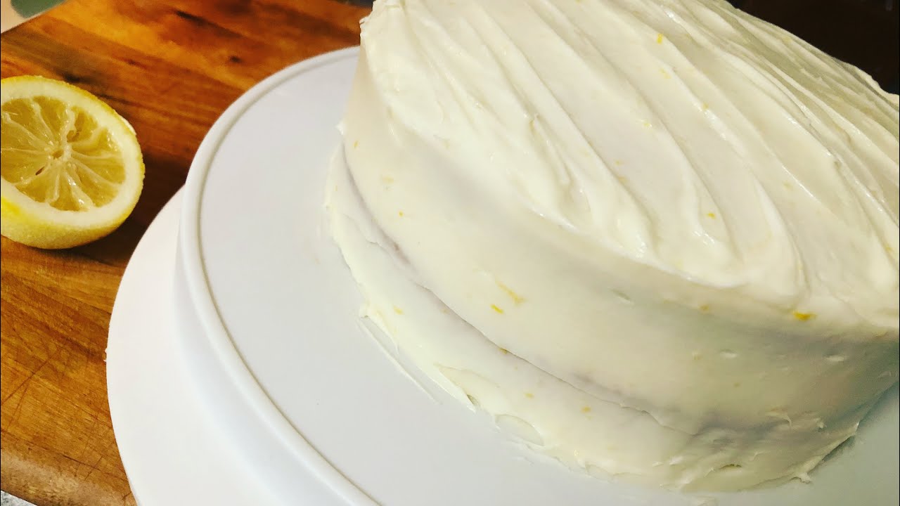 BAKE WITH ME FROM SCRATCH 🍋 LEMON CAKE