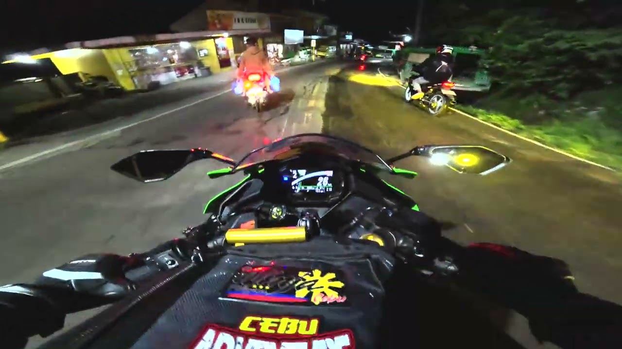Ninja ZX4-RR Ayala Heights to Shell Lahug 16 minutes WOW ang BAGAL!