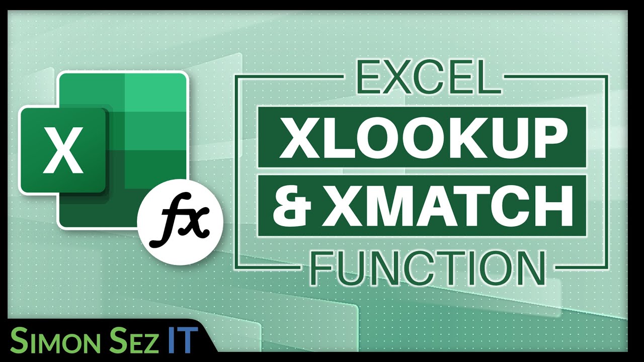 Как использовать функции XLOOKUP и XMATCH в Excel