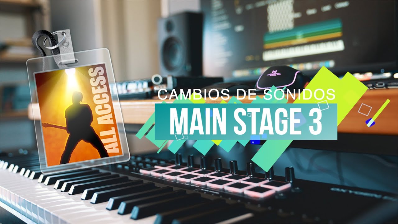 Tutorial Cambios de sonidos con MainStage Rolad D 50