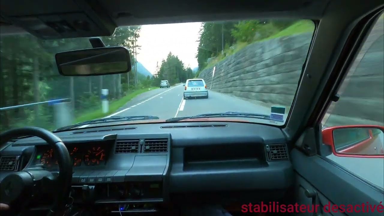 fabuleuse gta, monte d un col sans stabilisateur gopro :(