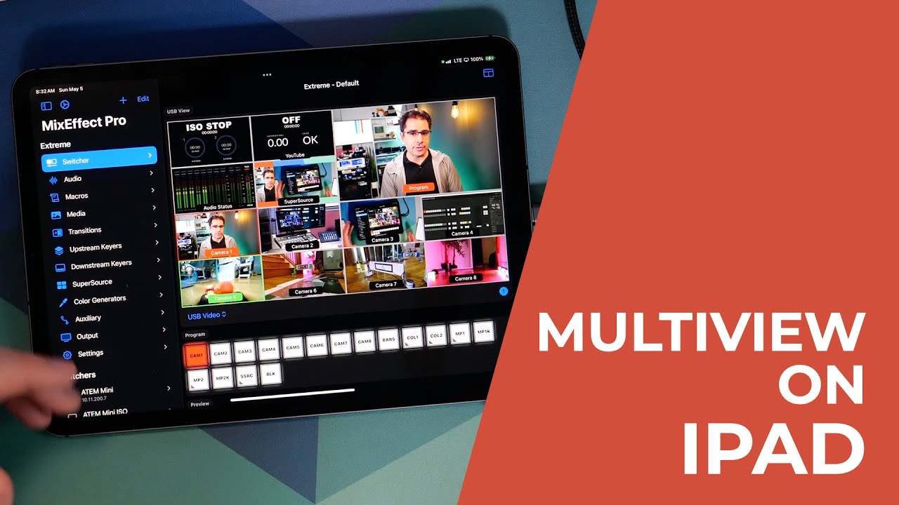 Добавьте многооконный режим вашего ATEM в MixEffect на вашем iPad!