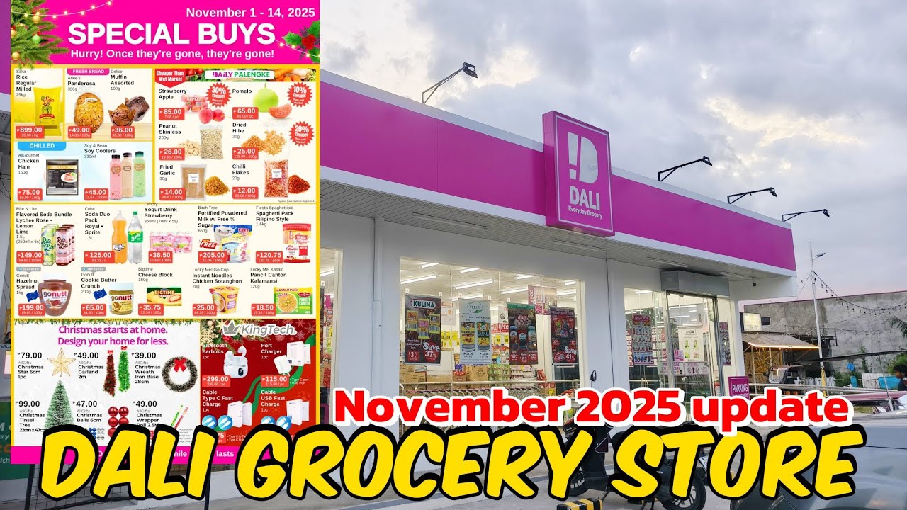DALI GROCERY STORE - Christmas essentials available na! | November 2025 product and price update! 