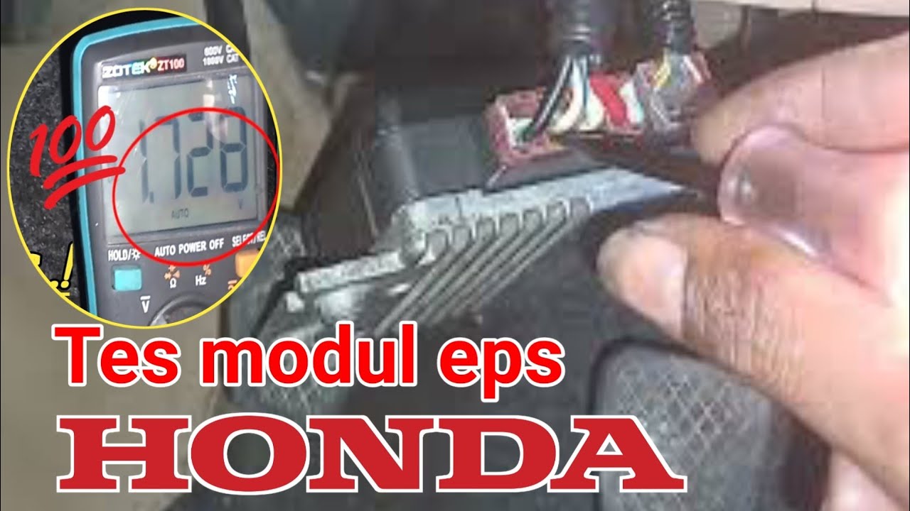 cara tes modul power steering mobil honda [eps honda cyti jazz setir berat]