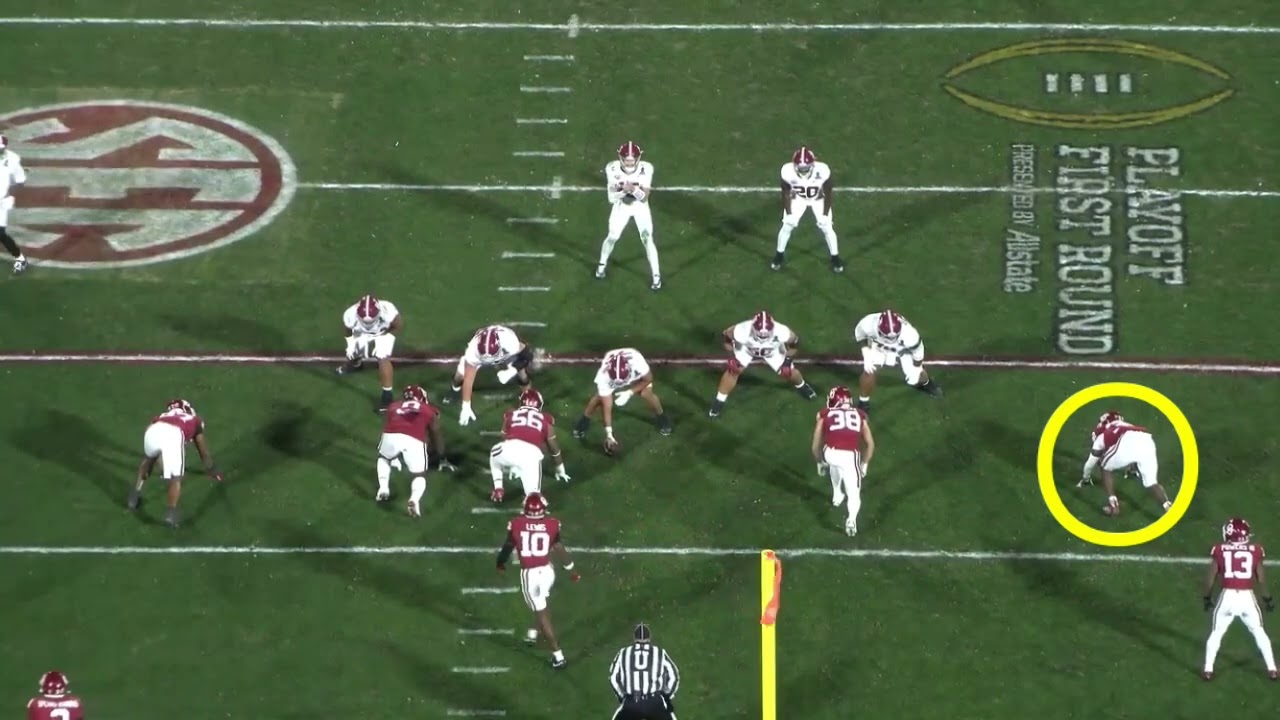 Oklahoma Edge R Mason Thomas Pass Rush vs Alabama LT Kadyn Proctor (2025)
