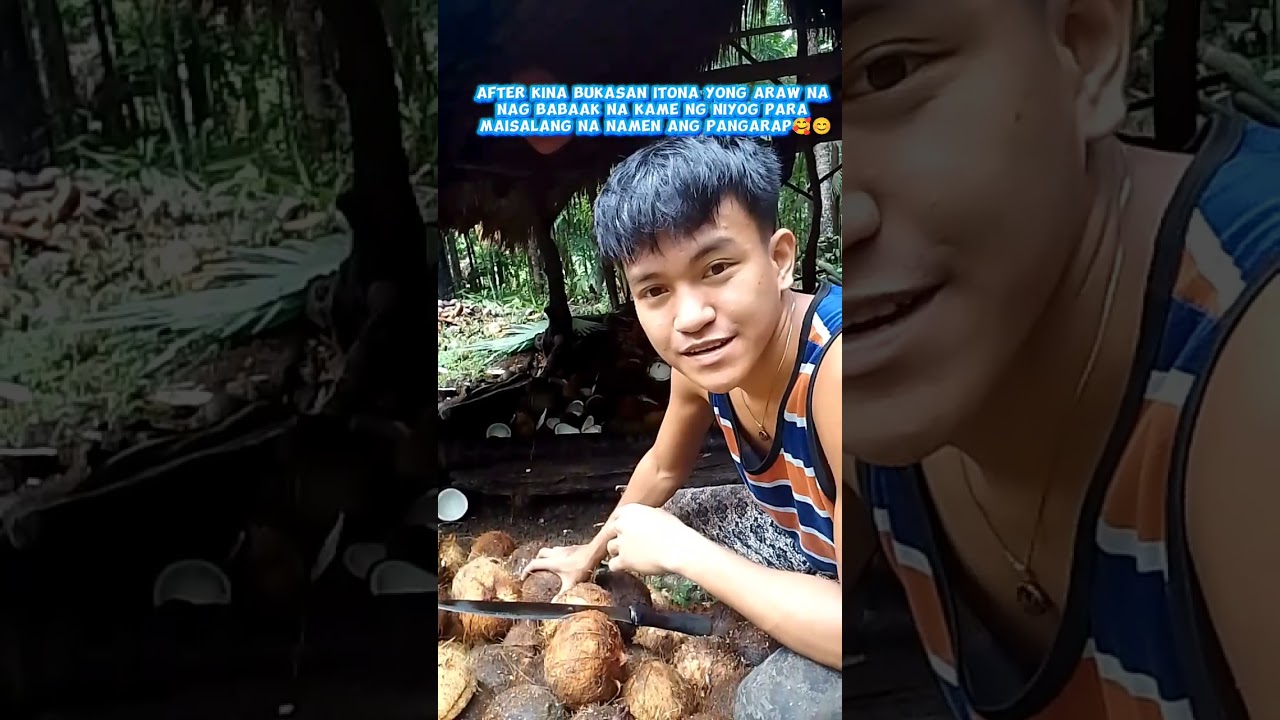 Maghapon sa niyogan Hindi lang bunot ang puhunan kundi tiyaga at tulongan #buhayprobinsya 