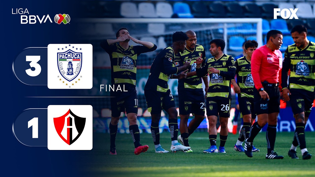 PACHUCA 3-1 ATLAS | RESUMEN | LIGA MX | CLAUSURA 2026 | JORNADA 6