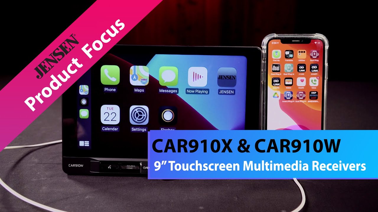 Jensen CAR910X & CAR910W Multimedia Receivers | Product Demos & Highlights