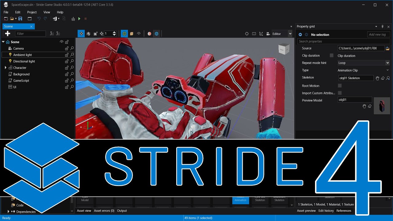 Stride 4 Game Engine