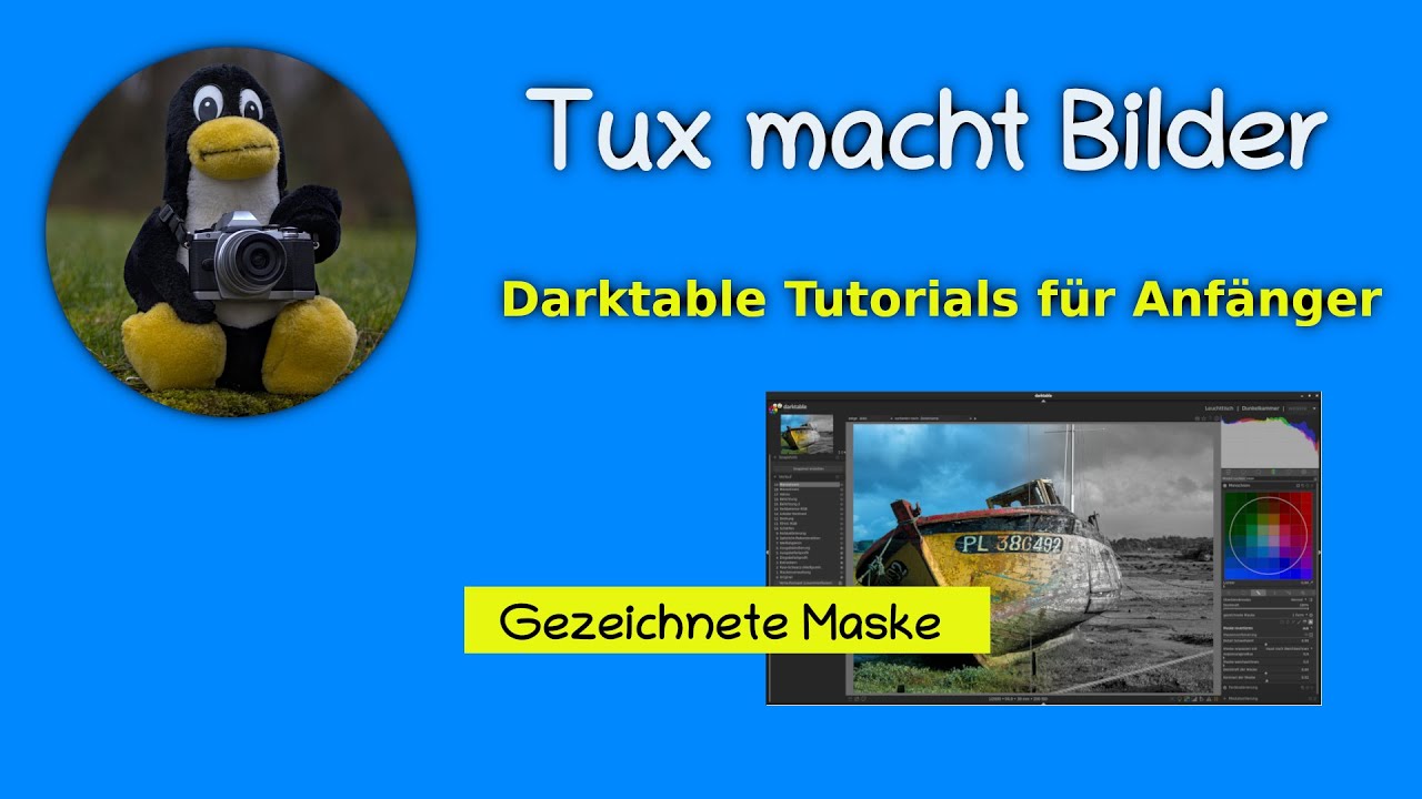 Gezeichnete Maske in Darktable 3.6 [Tutorial deutsch]