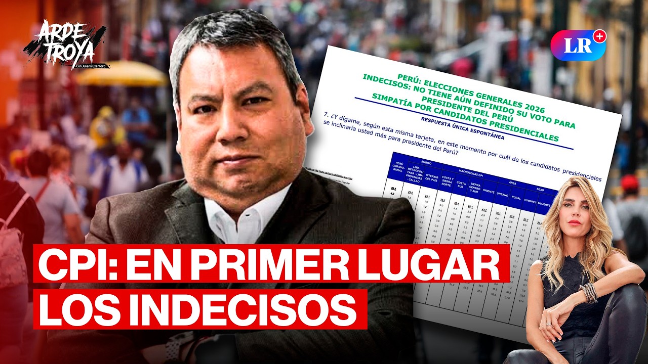OMAR CASTRO (CPI): EL PESO DE LAS REGIONES Y EL 20.8% DE INDECISOS | ARDE TROYA CON JULIANA OXENFORD