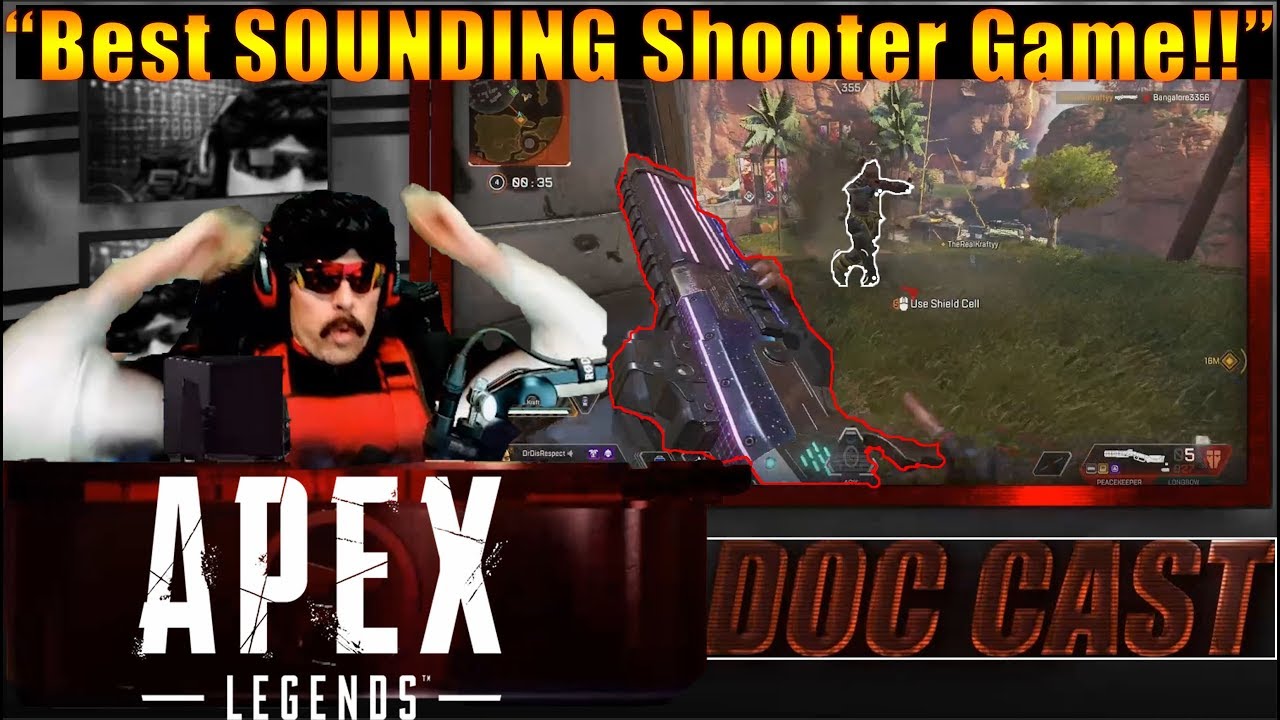 DrDisrespect IMPRESSED By The SOUND Design In Apex Legends!