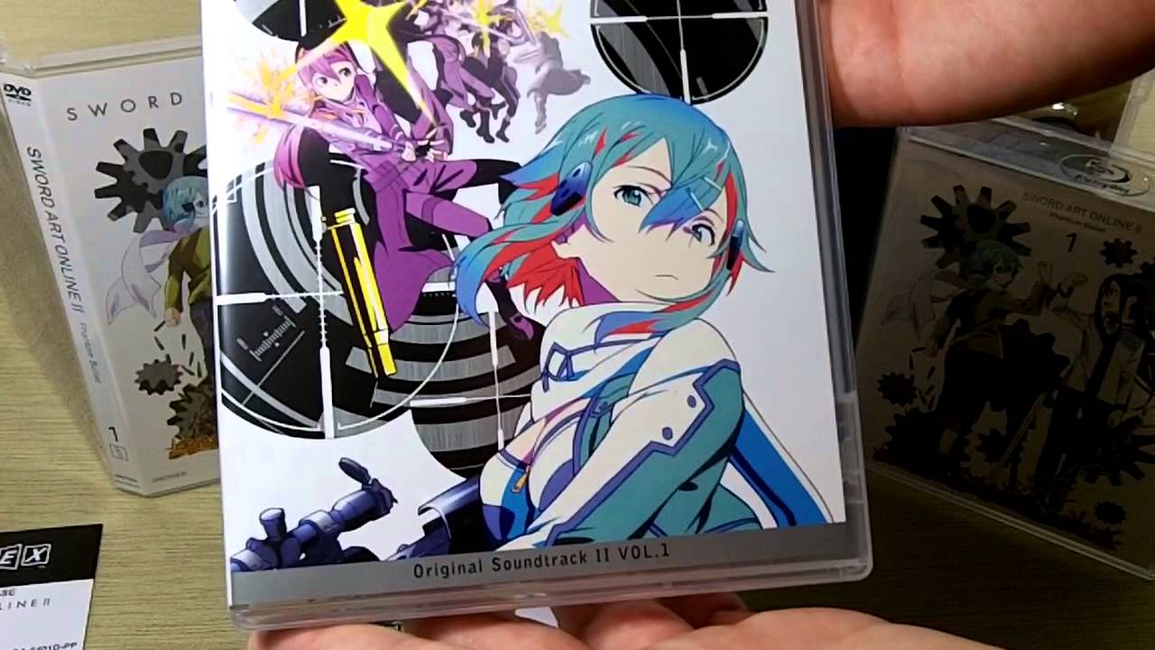 Sword Art Online II Limited Edition Blu-ray Box Set 1 & DVD Set 1 Unboxings