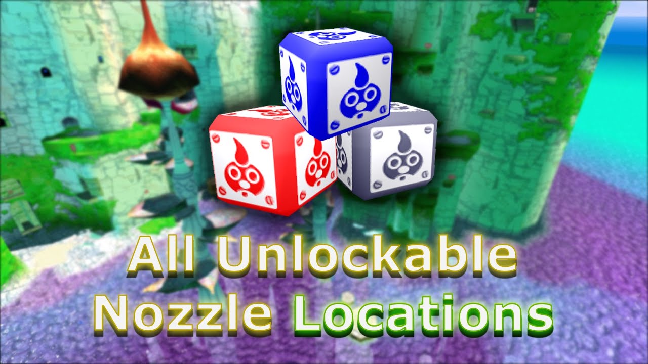 All Unlockable Rocket & Turbo Nozzle Locations - Super Mario Sunshine