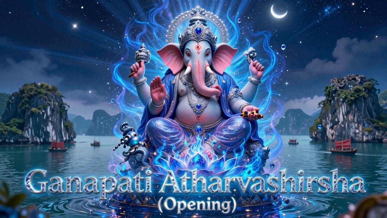 🕉️ Ganesha Atharvashirsha: Healing Amidst Ha Long Bay's Mystical Waters