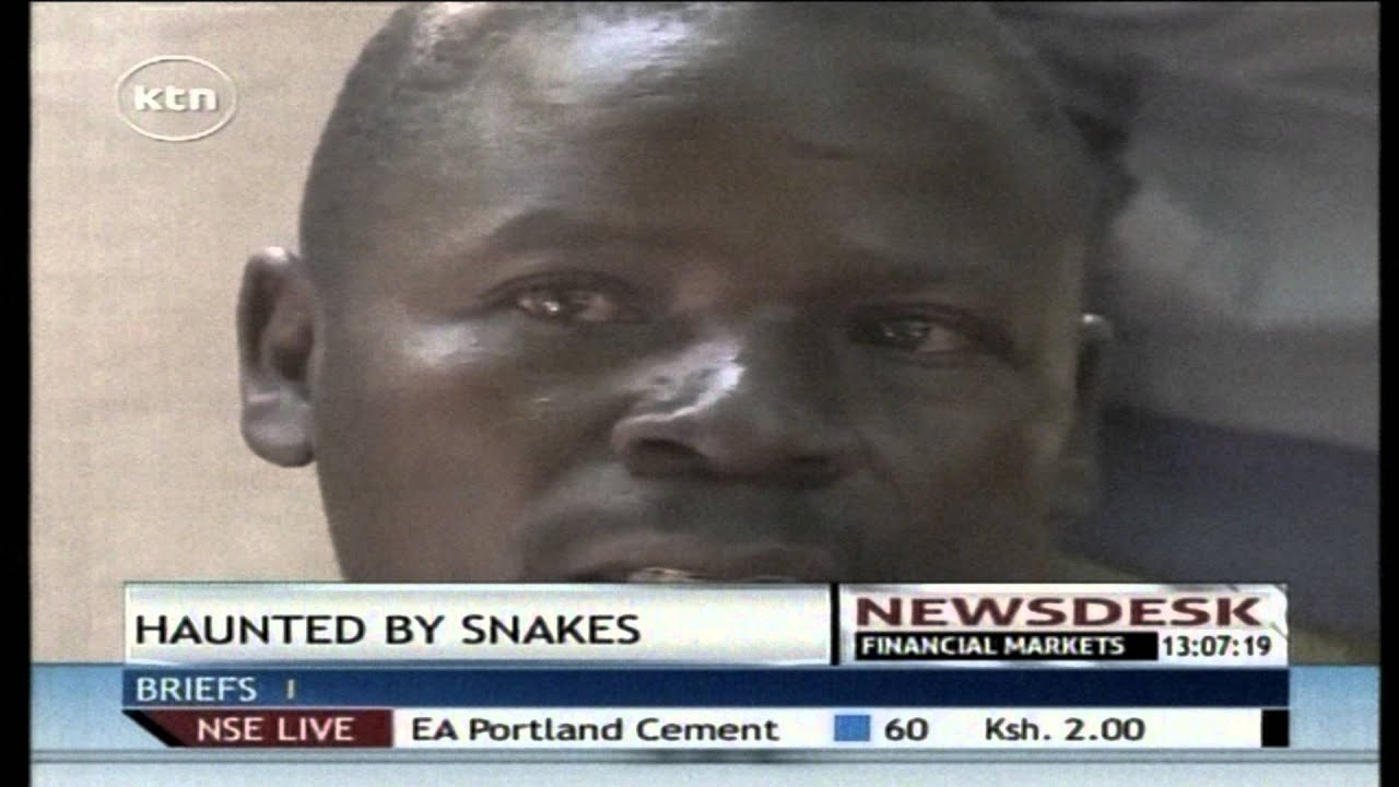 HAUNTED BY SNAKES: Kisumu man is haunted by mysterious snakes