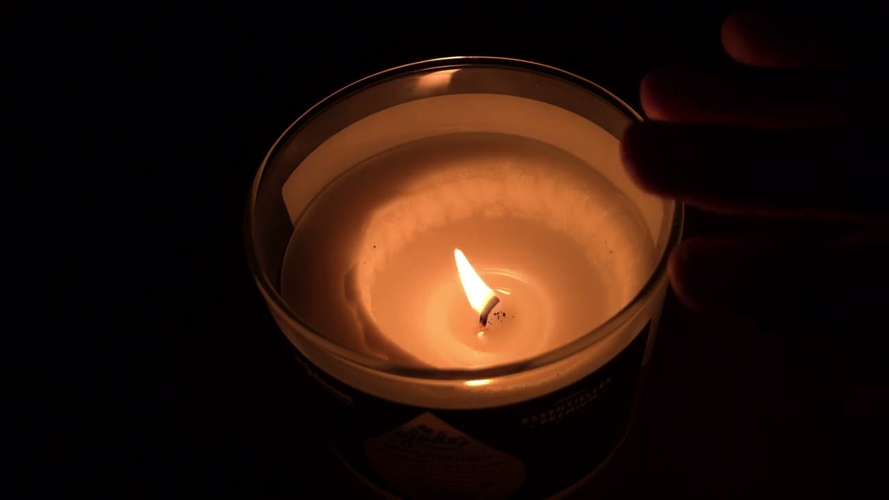 ASMR Candle, Gum Chewing & Heavy Breathing Sounds
