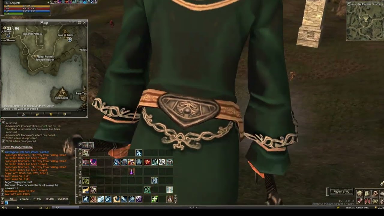 Test of The Reformer (Class Change) Lineage 2 Reborn x1 Origin