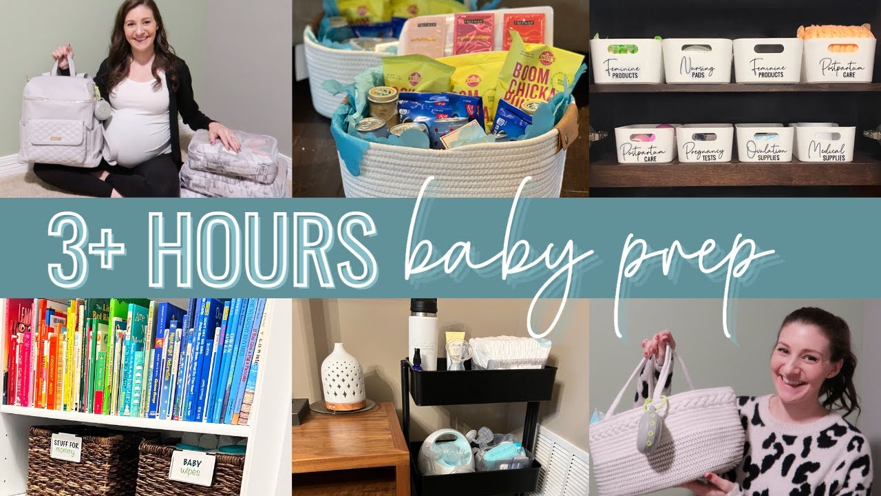 GETTING READY FOR BABY MARATHON // Everything You Need To Prep For Baby + Nesting & Organizing