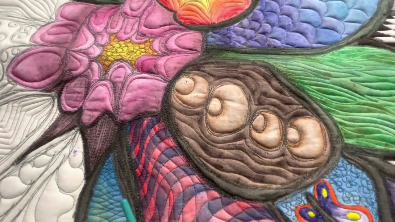 Painting Fabric with Inktense