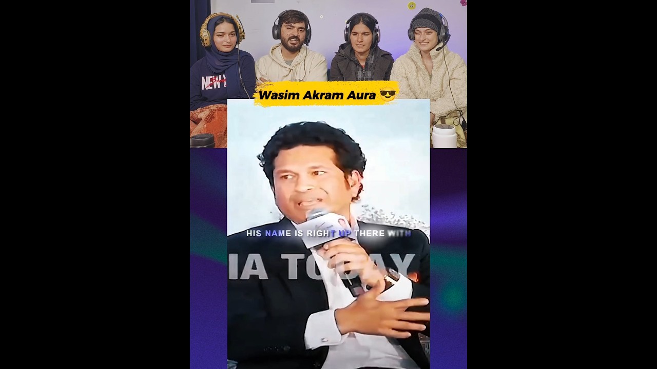 Wasim Akram Aura 🔥☠️ #wasimakram #cricket #attitude #sachintendulkar #reactpro #reaction