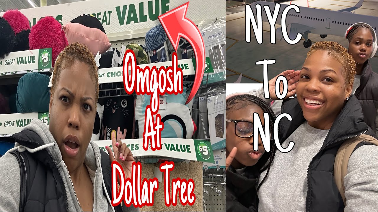 I CAN’T BELIEVE DOLLAR TREE HAD THIS! || FROM NYC TO NORTH CAROLINA