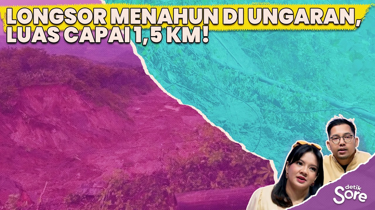 Longsor Ungaran MErembet ke Arah Rumah Warga