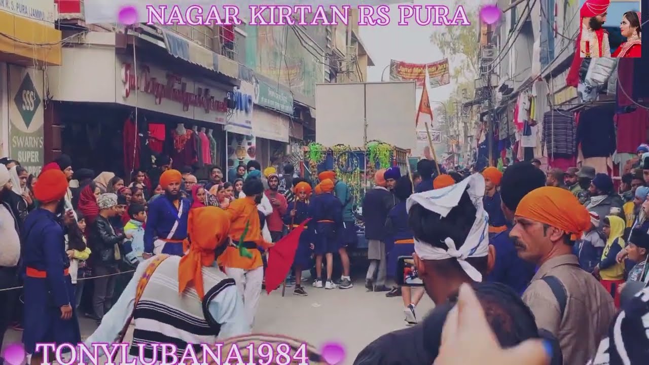 VLOG 16| NAGAR KIRTAN -RS PURA JAMMU -KOTLI ARJUN SINGH TO CENTRAL GURDWARA SAHIB RS PURA |