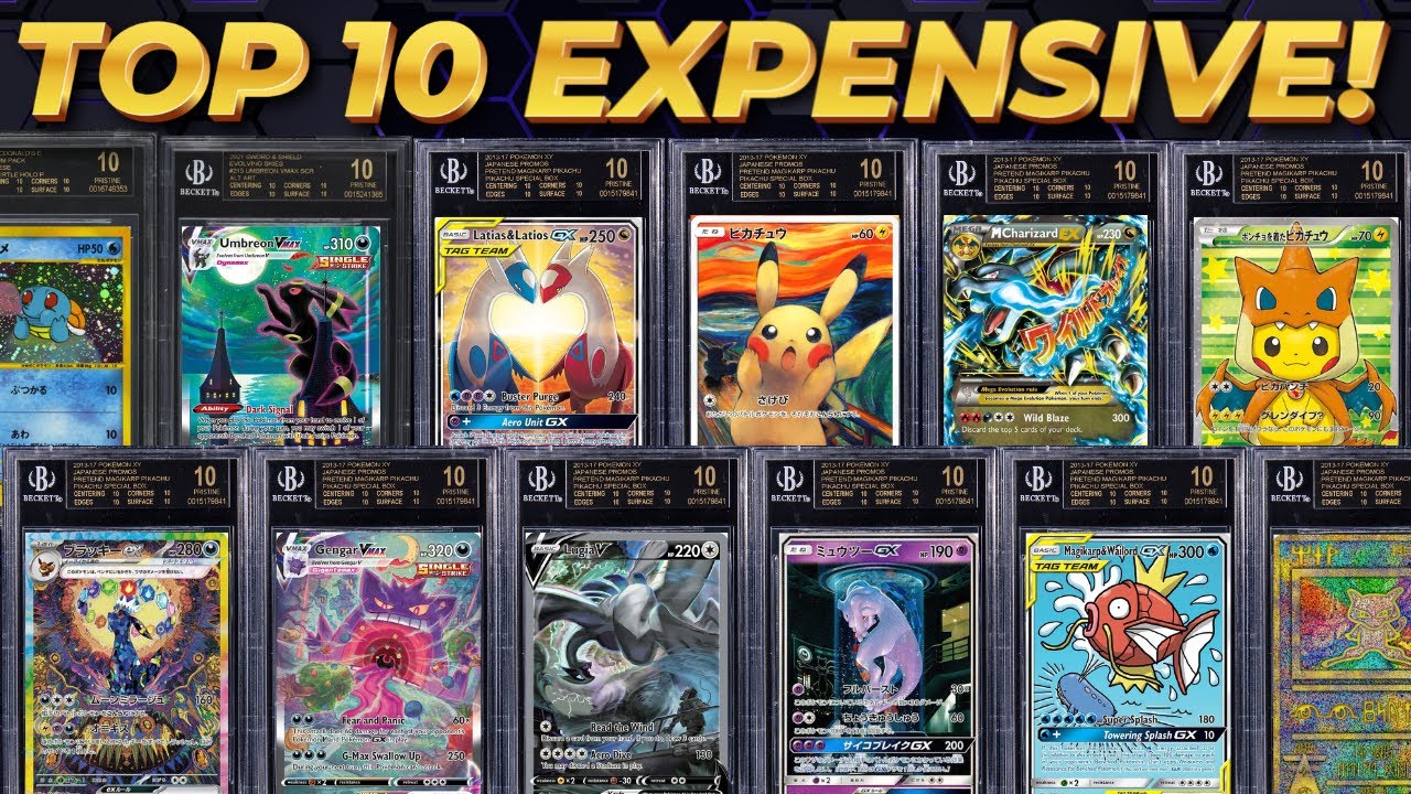 Top 10 Most EXPENSIVE Black Label Pokemon Cards! (2025)
