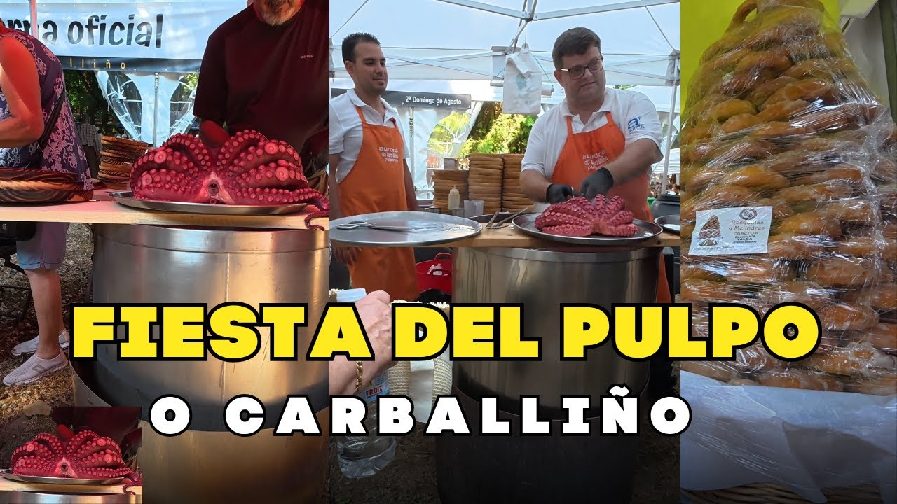 Caminata por la Fiesta del Pulpo. O Carballiño.  Galicia.