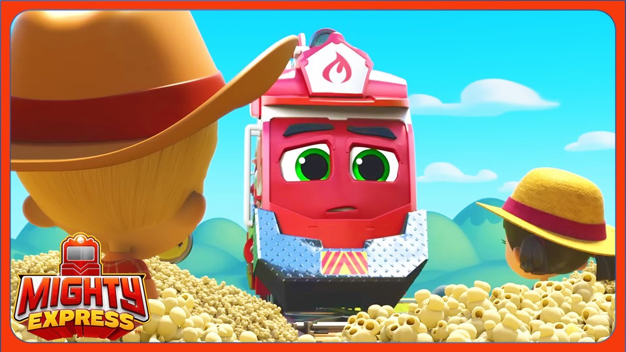 A Big Mess At The Farm! (Compilation) | Mighty Express | Spin Kids | Cartoons For Kids