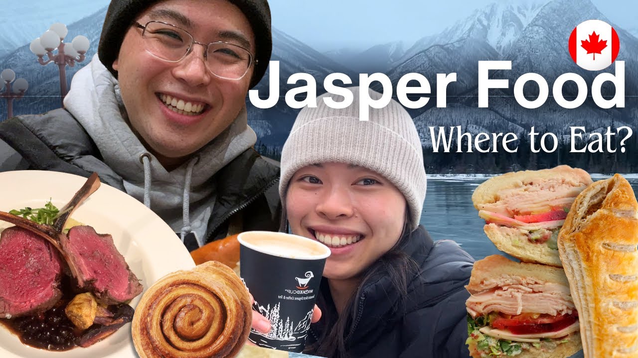 🇨🇦 What to Eat & Do in Winter Jasper National Park Canada (before Wildfire) [Canada Ep.2]