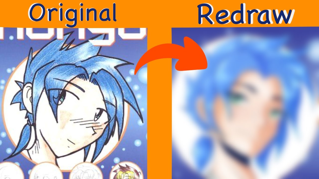 How To Draw Manga Redraw Challenge - Speedpaint/Timelapse