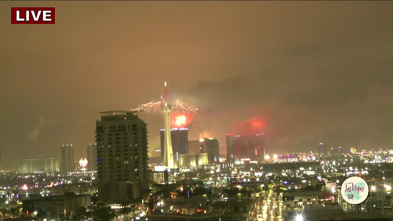 Las Vegas NYE Fireworks
